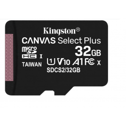 Kingston microSD 32GB Canvas Select Plus A1 (100mb\s) без адаптера Карта памяти 