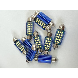 Светодиод T11 C5/C10 39мм 2016чип,12smd 12v 4.7w с охлаждением (y0007-39)