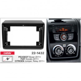 Carav 22-1432: 9" PEUGEOT Boxer 2011+ / FIAT Ducato 2011+ / CITROEN Jumper, Relay 2011+