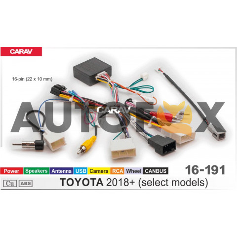 Carav16-191: CAN-HiWorld TOYOTA 2018+