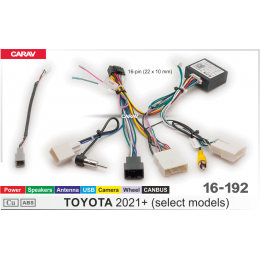 Carav 16-192: CAN-Raise Toyota 2012+  (Пит\Дин\Ант\Руль\Камера\USB)