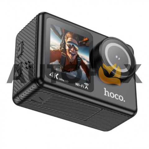 Экшн камера Hoco DV101 Wi-Fi 4K, HD с двойным экраном (black)