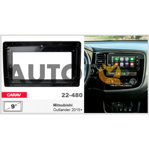 Carav 22-480: 9" MITSUBISHI Outlander 2015+